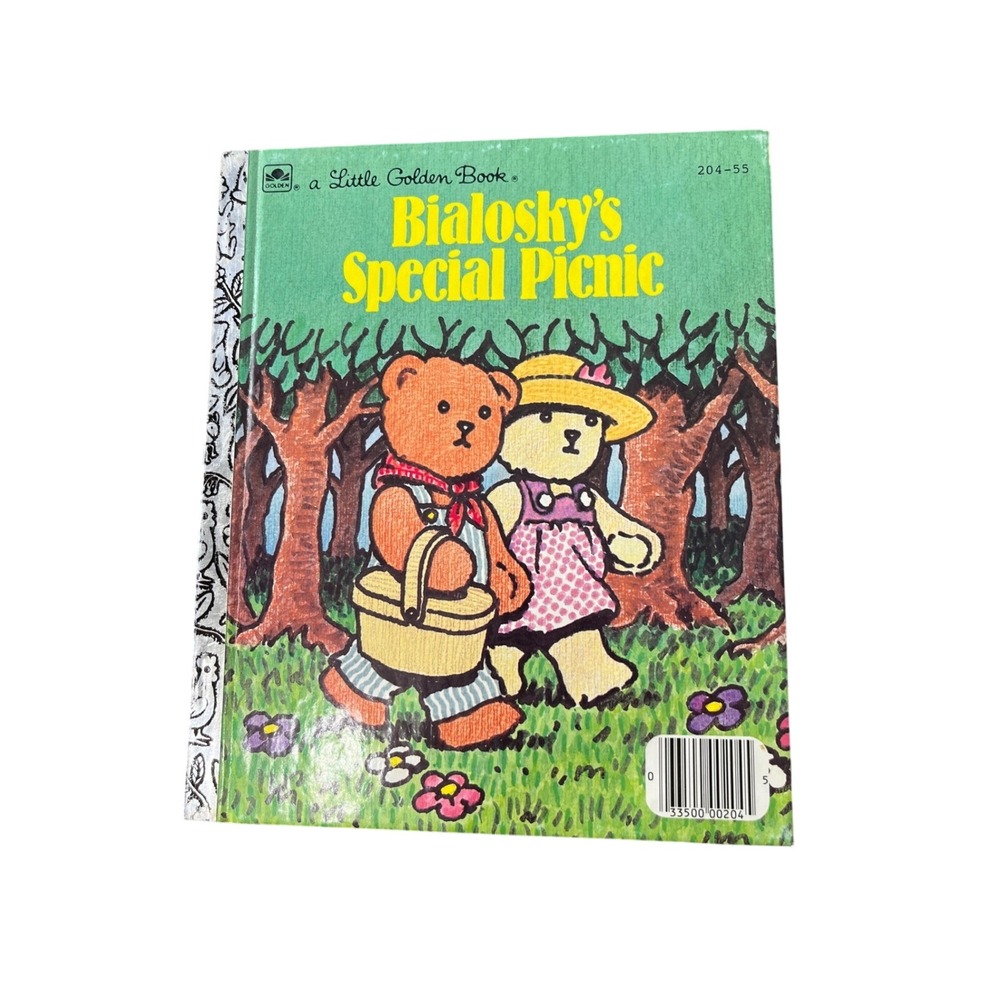 Bialosky's Special Picnic Little Golden Book 1985 Leslie McGuire Jerry Joyner